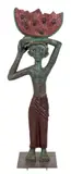 Boy Holding Watermelon Slice by Maria Luisa Campoy, Bronze Sculpture, sold Feb 2024