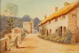Untitled by Norman Hartridge, watercolor, sold Apr 2023