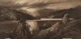 Cumbria and Northumberland by John Shapland, watercolor, offered Apr 2023