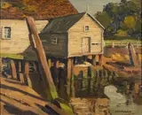 Rideau River by W.O. Norris, oil, offered Jan 2023