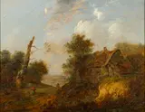 A country lane by Patrick Nasmyth, oil, sold Jan 2023