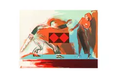 Untitled by Allen Jones, lithograph, offered Feb 2024