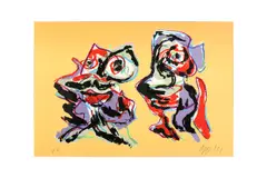 Untitled by Karel Appel, pencil, offered Feb 2024