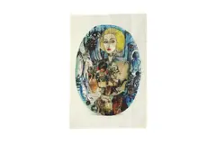 Untitled by Grayson Perry, print on linen, offered Feb 2024
