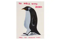 Untitled by David Shrigley, pencil, offered Feb 2024