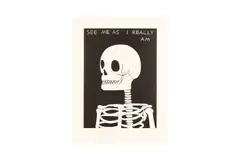 Untitled by David Shrigley, pencil, offered Feb 2024