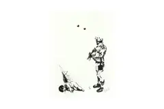 Untitled by Antony Micallef, pencil, offered Feb 2024