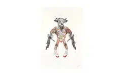 Untitled by Antony Micallef, pencil, offered Feb 2024
