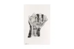 Untitled by Alvaro Barrington, ink, offered Feb 2024