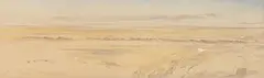 Sigeum by Edward Lear, watercolor, sold Mar 2023