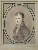 Portrait of a gentleman by Christophe Guérin, drawing, offered Mar 2023