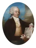 Portrait of gerard de visme (1726-1797) by John Russell, Pastel, oval, sold Mar 2023
