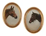 Berga and nellie by Susan Crawford, oil, sold Feb 2023