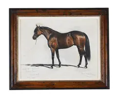 Study for portrait 'sammy davis' by Lionel Hamilton-Renwick, Oil on canvasSigned, offered Feb 2023