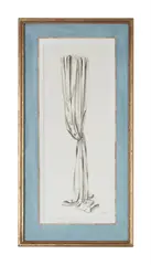 Study of a curtain by Graham Rust, watercolour and bodycolourSigned, sold Feb 2023