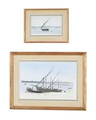 Untitled by Graham Rust, watercolor, sold Feb 2023