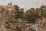 A view of thirlmere by Harold Sutton Palmer, watercolor, sold Feb 2023