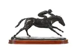 Horse and jockey by Philip Blacker, bronze, sold Feb 2023