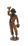 The newspaper seller by Sidney Beck, sculpture, offered Feb 2023