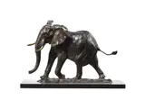 A bronze model of an elephant by Robert Glen, BRONZE, sold Feb 2023