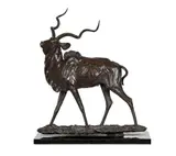 A bronze model of a kudu by Robert Glen, BRONZE, sold Feb 2023