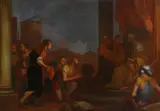 Joseph pardons his brothers by Giulio Carpioni, oil, offered Dec 2022