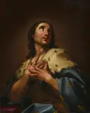 Saint louis ix by Antonio Balestra, oil, sold Dec 2022
