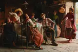 The first toast by Giuseppe Magni, oil, offered Dec 2022