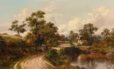 Market day by William Henry Mander, oil, offered Dec 2022