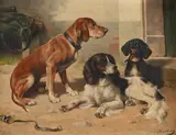 Untitled by Carl Reichert, oil, offered Dec 2022