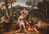 Diana and her nymphs by Gavin Hamilton, oil, sold Dec 2022