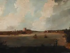 Rochester from the medway by Daniel Turner, 1806, oil, sold Dec 2022