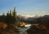 The hasli by Alexandre Calame, oil, sold Dec 2022