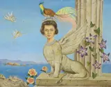 Princess Marina 1964 by Alister Maynard, oil on board, sold Jul 2023