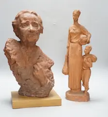 ‘’Refugee’’ by Marcus Cornish, sculpture, sold Jul 2023