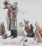 Hullabaloo Balay!! by Gilbert Wilkinson, ink and watercolour, sold Jul 2023