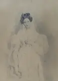 Portrait of Mary Ann by William Charles Ross, lithograph, sold Jul 2023