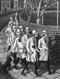 The Crocodile by Tirzah Garwood Ravilious, pencil, sold Jun 2023