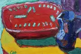 Untitled by George Hooper, oil on canvas, sold Jun 2023