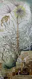 Out of the Thicket' oil on board signed 180 x 76cm ***CONDITION REPORT*** Exhibited at the Royal Academy by Mary Adshead, oil on board, sold Jun 2023