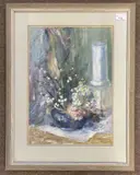 Romanian Spring by Marinela Vecerzan, oil on board, sold Aug 2023