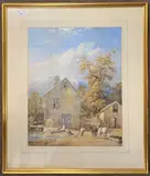 Grenofen Mill, Devon by George Pyne, watercolour, sold Aug 2023