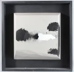 Untitled abstract relief by Trevor Bell, mixed media, offered Aug 2025