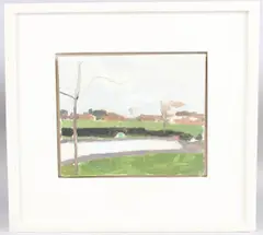 Paddling Pool in Winter 1998 by Danny Markey, oil on board, sold Aug 2025