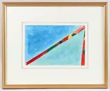 Composition #6 August 1968 by Gary Wragg, watercolour, offered Aug 2025