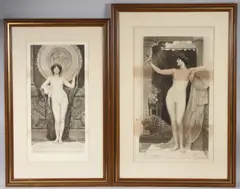 Campaspe by John William Godward, print, sold Aug 2025