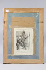 The Price of Admiralty' The figure of Britannia in conversation with Mr Punch, pen and ink drawing by John Bernard Partridge, ink, sold Aug 2025
