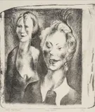 Two Tarts by Eric Malthouse limited edition, lithograph, sold Dec 2023