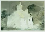 Back of Watch Cottage by John Knapp-Fisher limited edition, print, sold Dec 2023