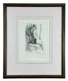 Untitled by Mark Clark limited edition, etching, offered Dec 2023